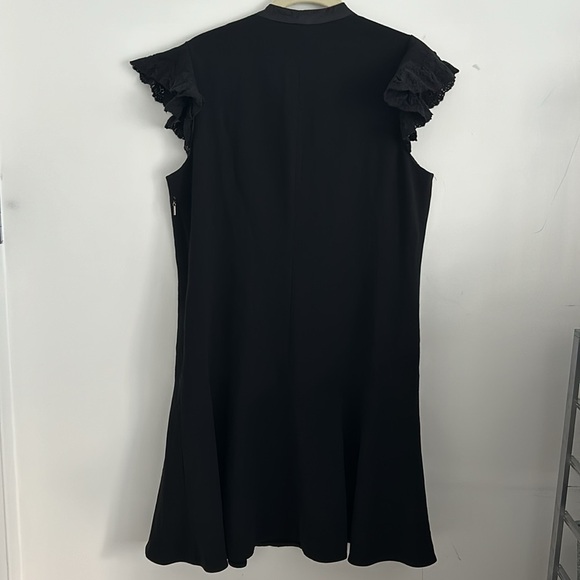 Rebecca Taylor Black Dress Size 10 - Picture 7 of 9